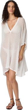 Missoni Short Caftan Cover-up In Lamé Viscose With Raschel Workmanship