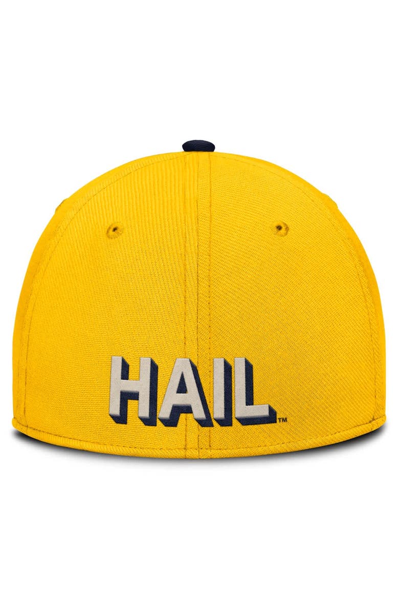 Nike Men's Nike Maize Michigan Wolverines Legacy Rise Performance Flex Hat, Alternate, color,