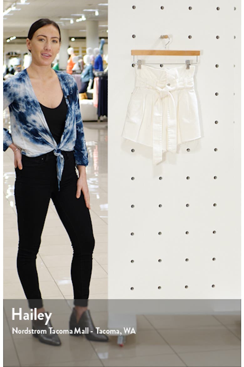 Paperbag Waist Belted Shorts video