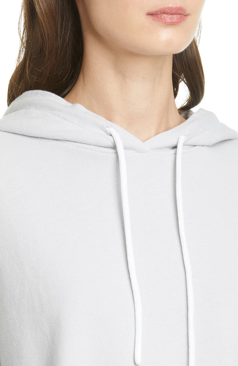 COTTON CITIZEN Milan Crop Distressed Hoodie, Alternate, color,