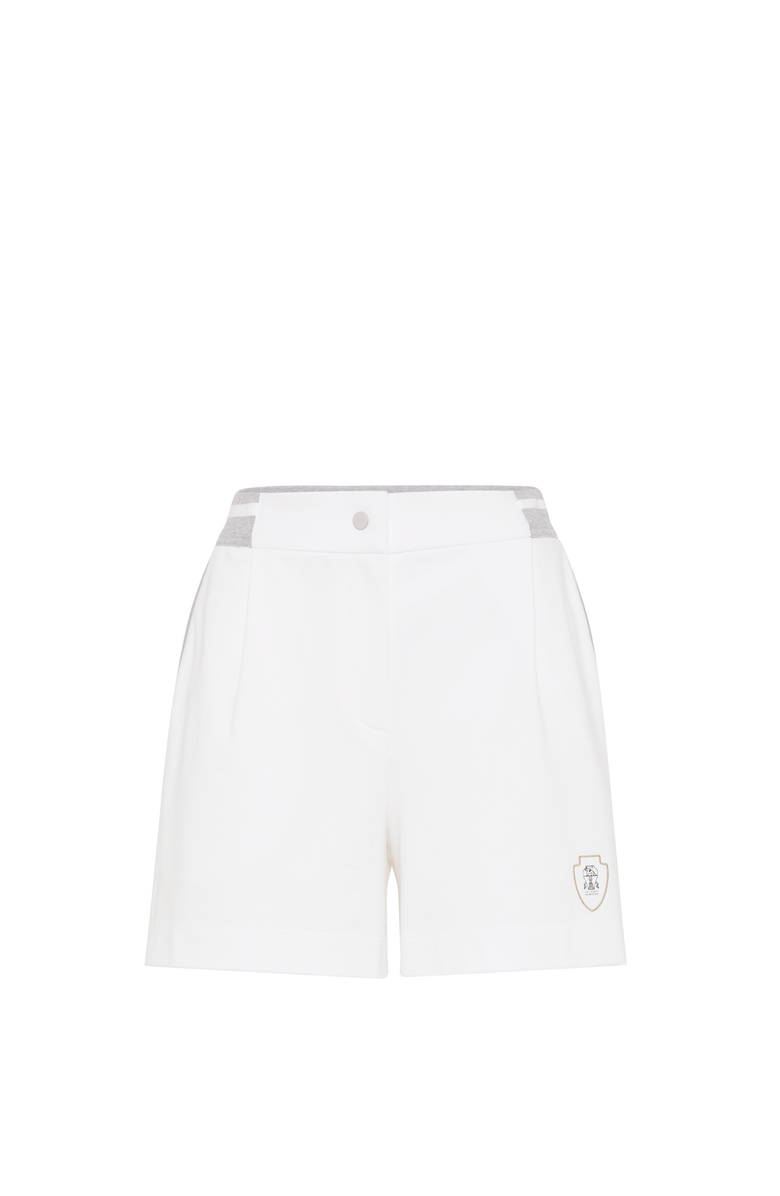 Brunello Cucinelli Lightweight French terry shorts, Main, color, White