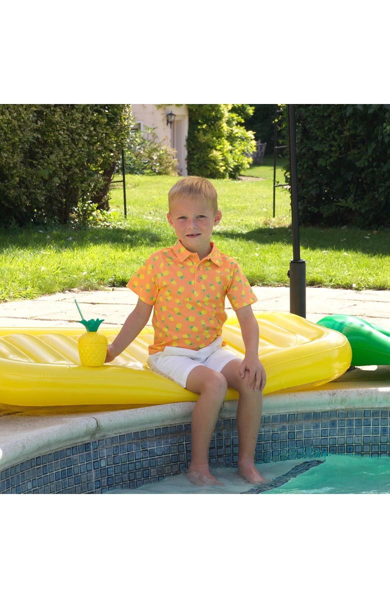 Rachel Riley Pineapple Polo Shirt, Alternate, color, 