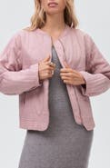 MANGO TEEN Floral Embroidered Padded Bomber Jacket
