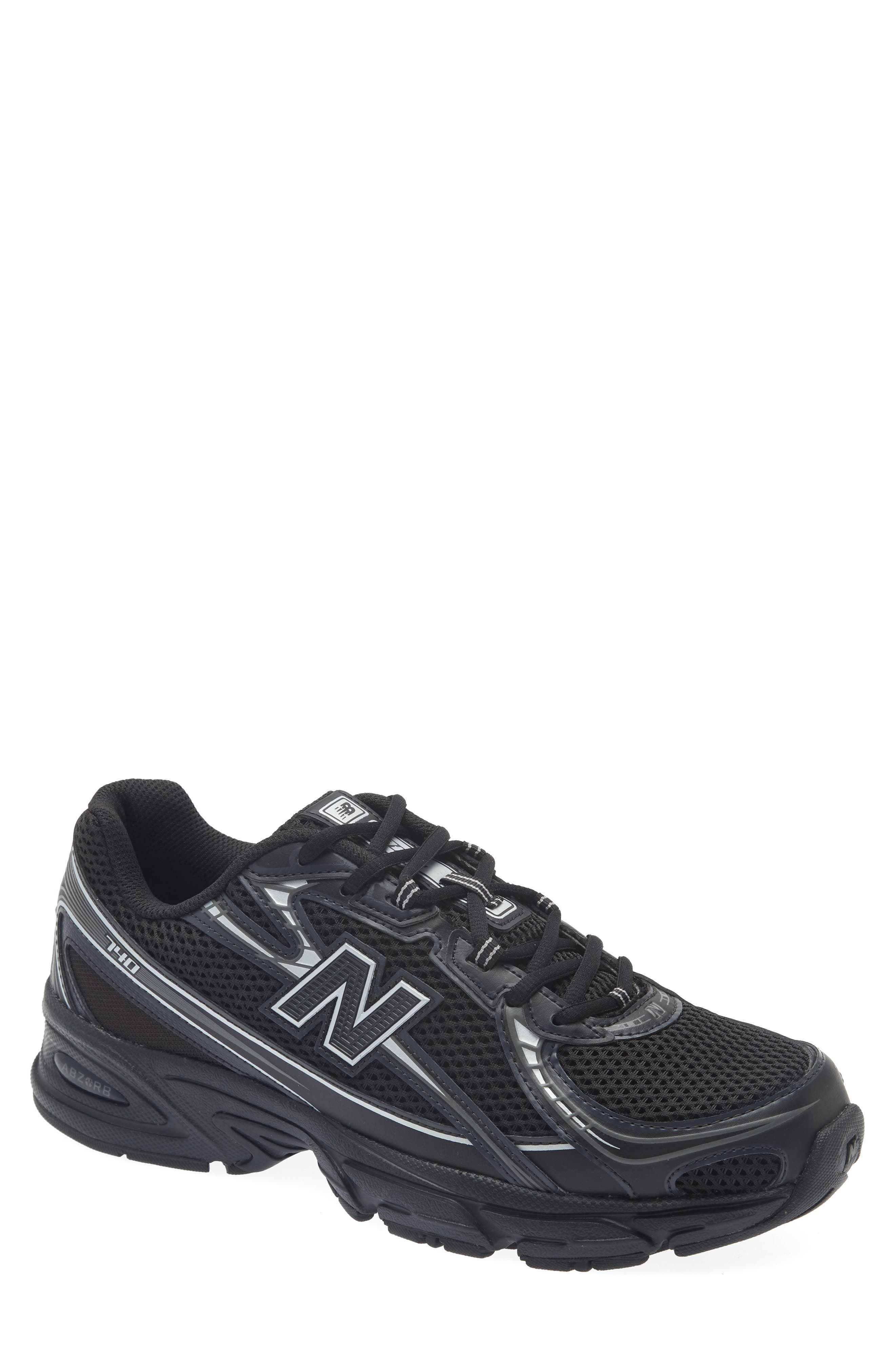 New Balance Gender Inclusive 740 Sneaker, Main, color, Black
