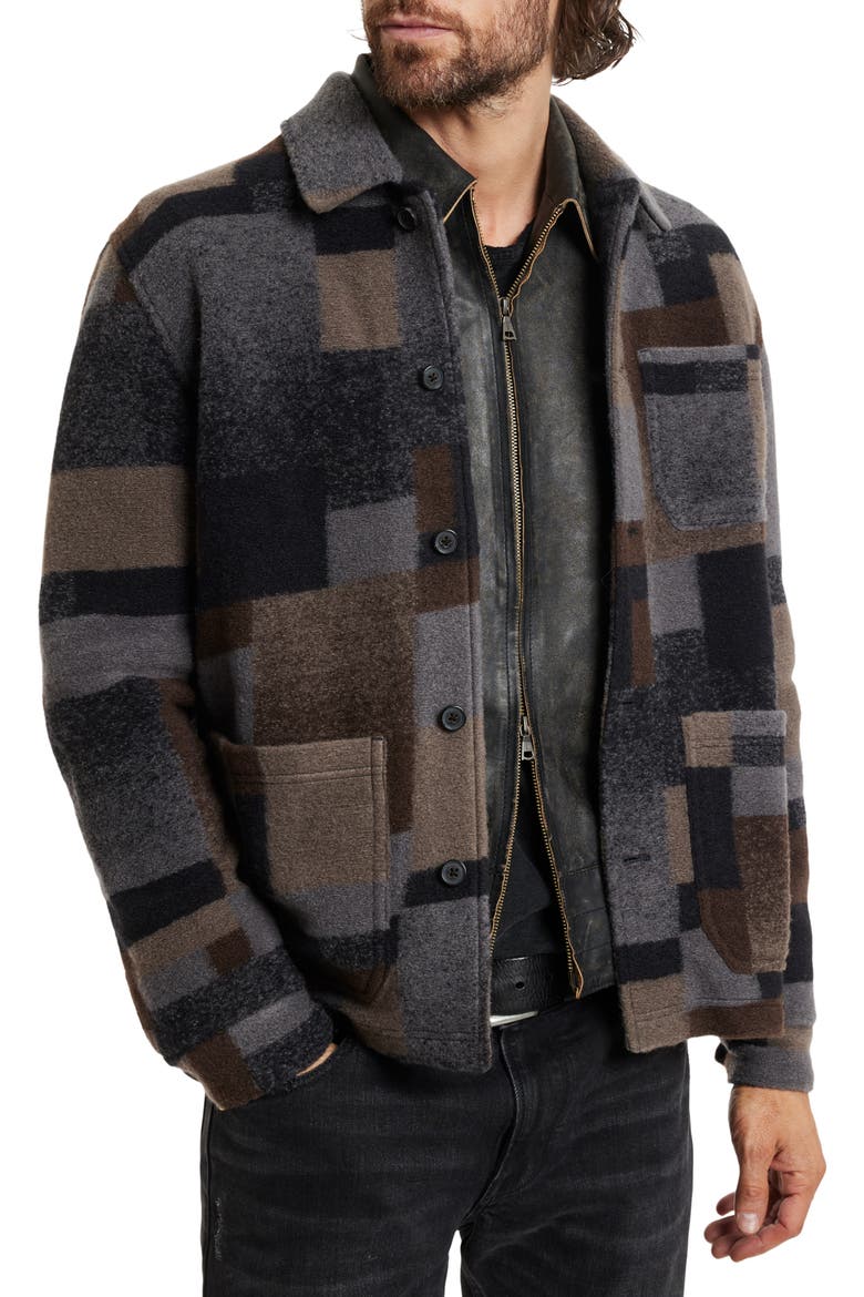 Coroados Relaxed Fit Shirt Jacket, Main, color, DARK BROWN