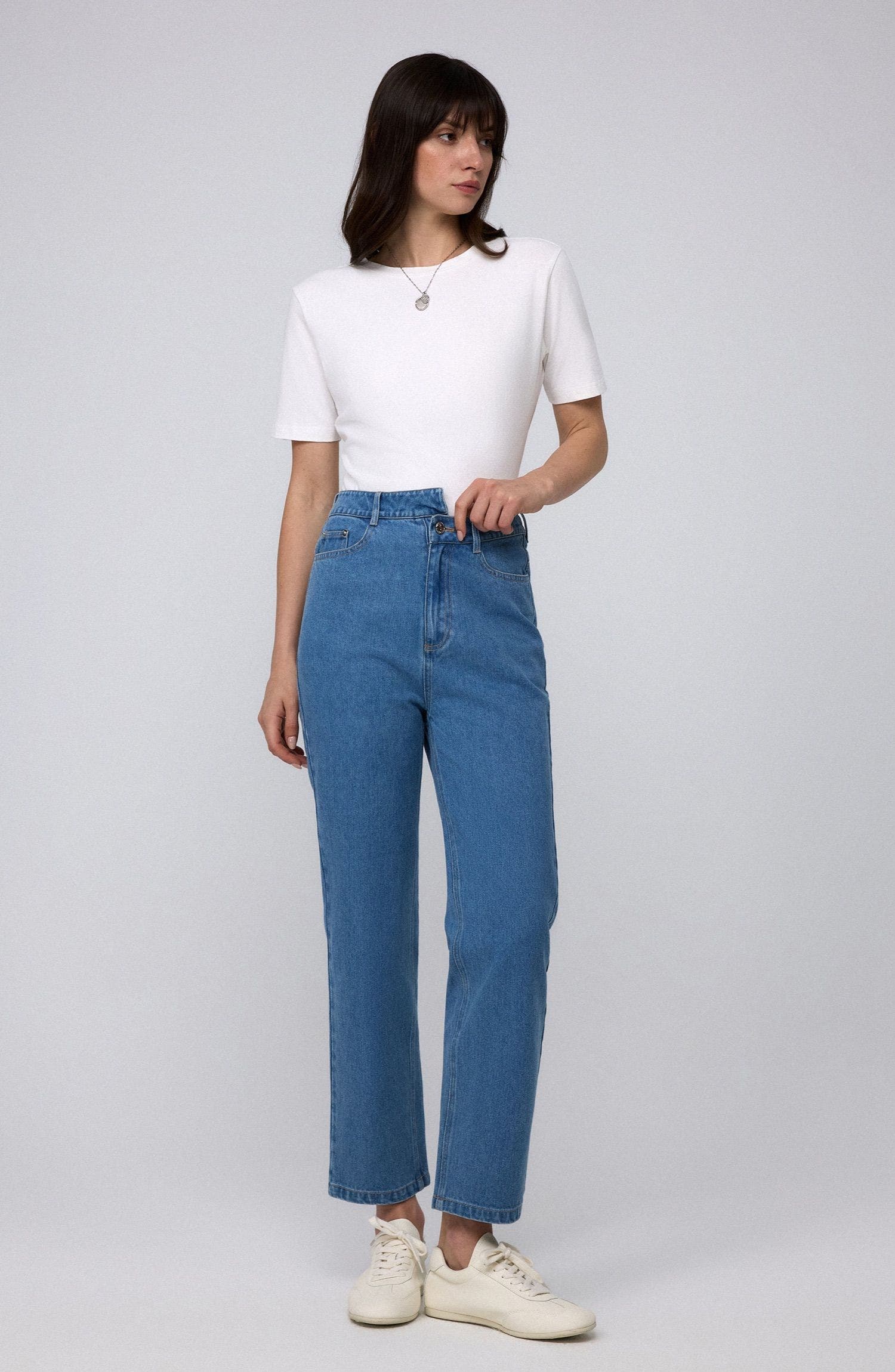 selected Light Blue Denim