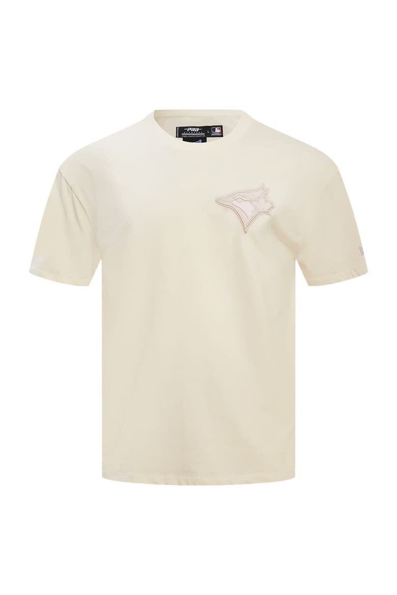 Men's Pro Standard Cream Toronto Blue Jays Neutral Drop Shoulder T-Shirt, Alternate, color, Cream