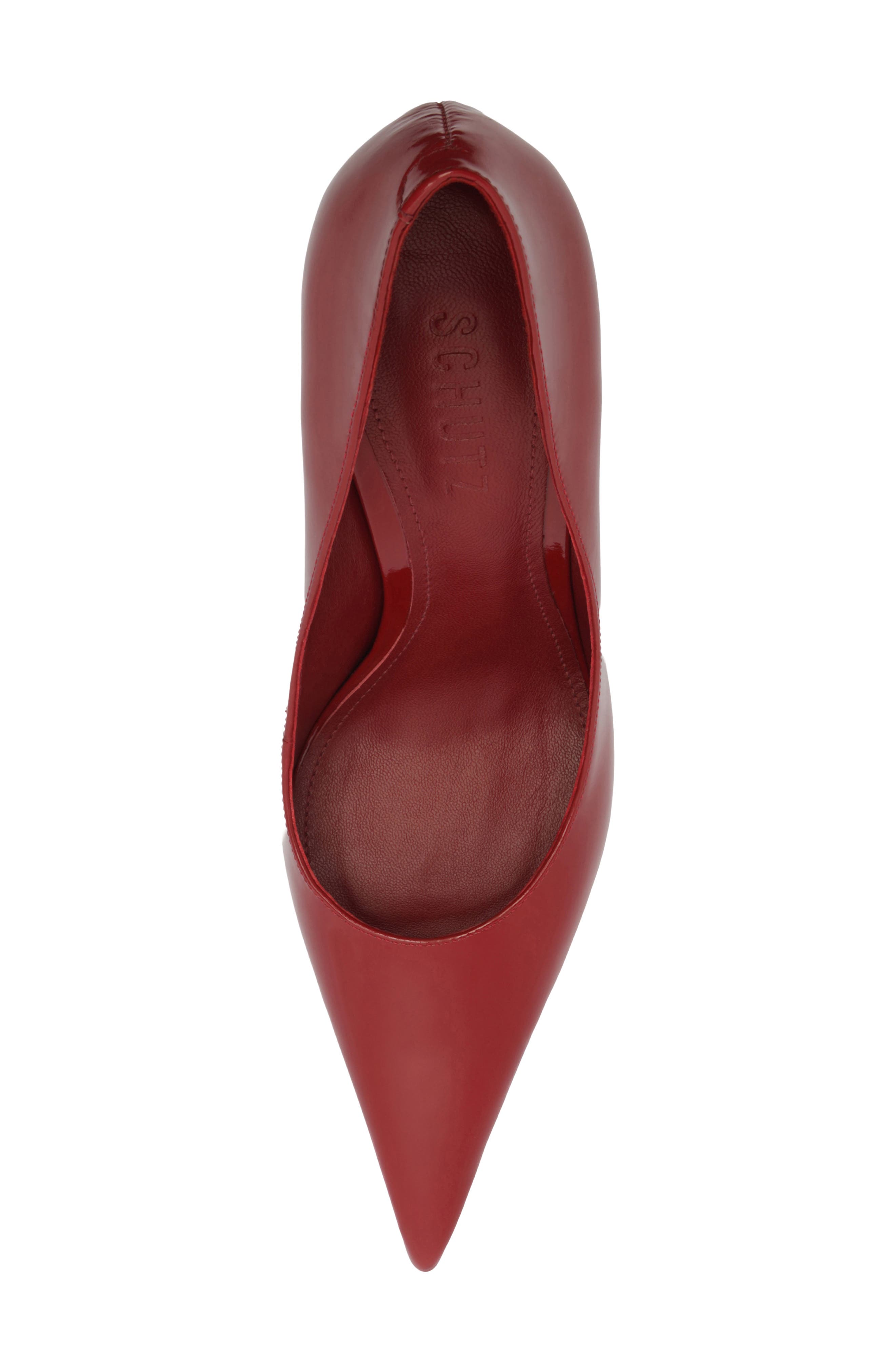 Miranda Pointed Toe Pump, Alternate, color, PASSION RED