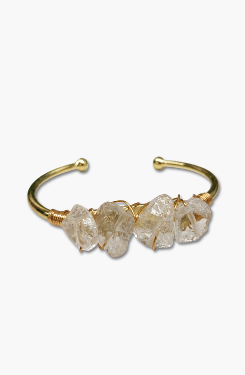 Gemstone Wire Wrapped Bracelet