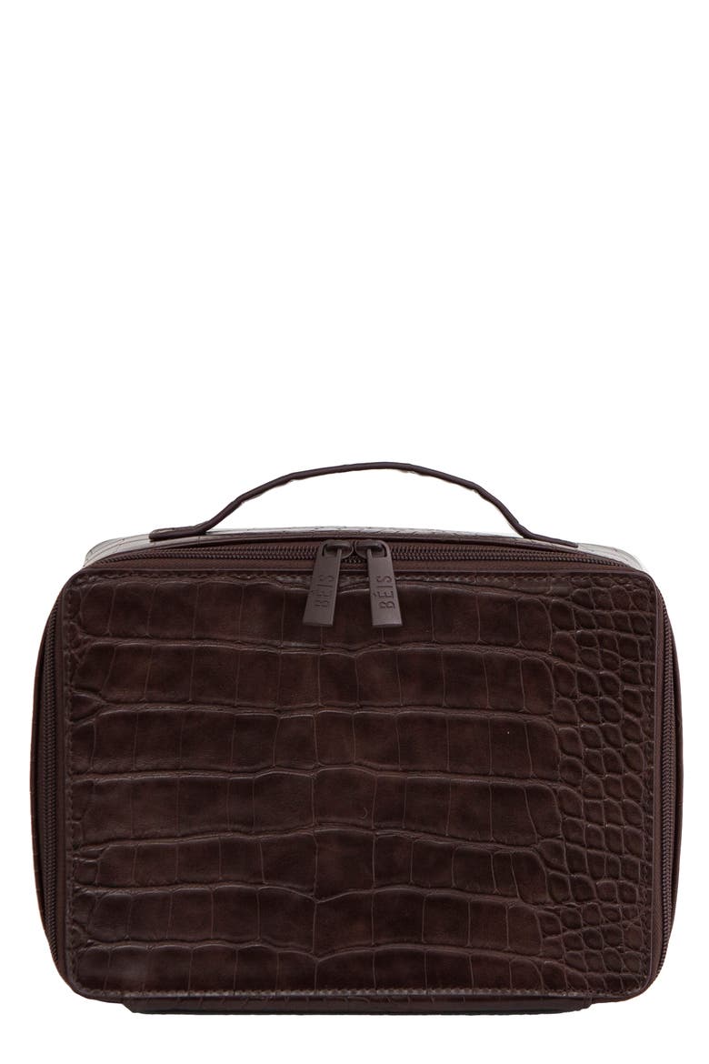 The Cosmetic Case, Main, color, ESPRESSO CROC