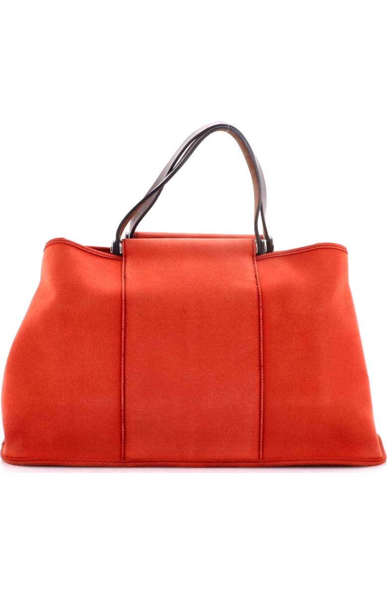 Pre-Owned Hermes Cabag Elan Toile and Leather 39, Alternate, color, Brique