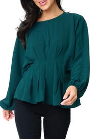 GIBSONLOOK Pleated Top