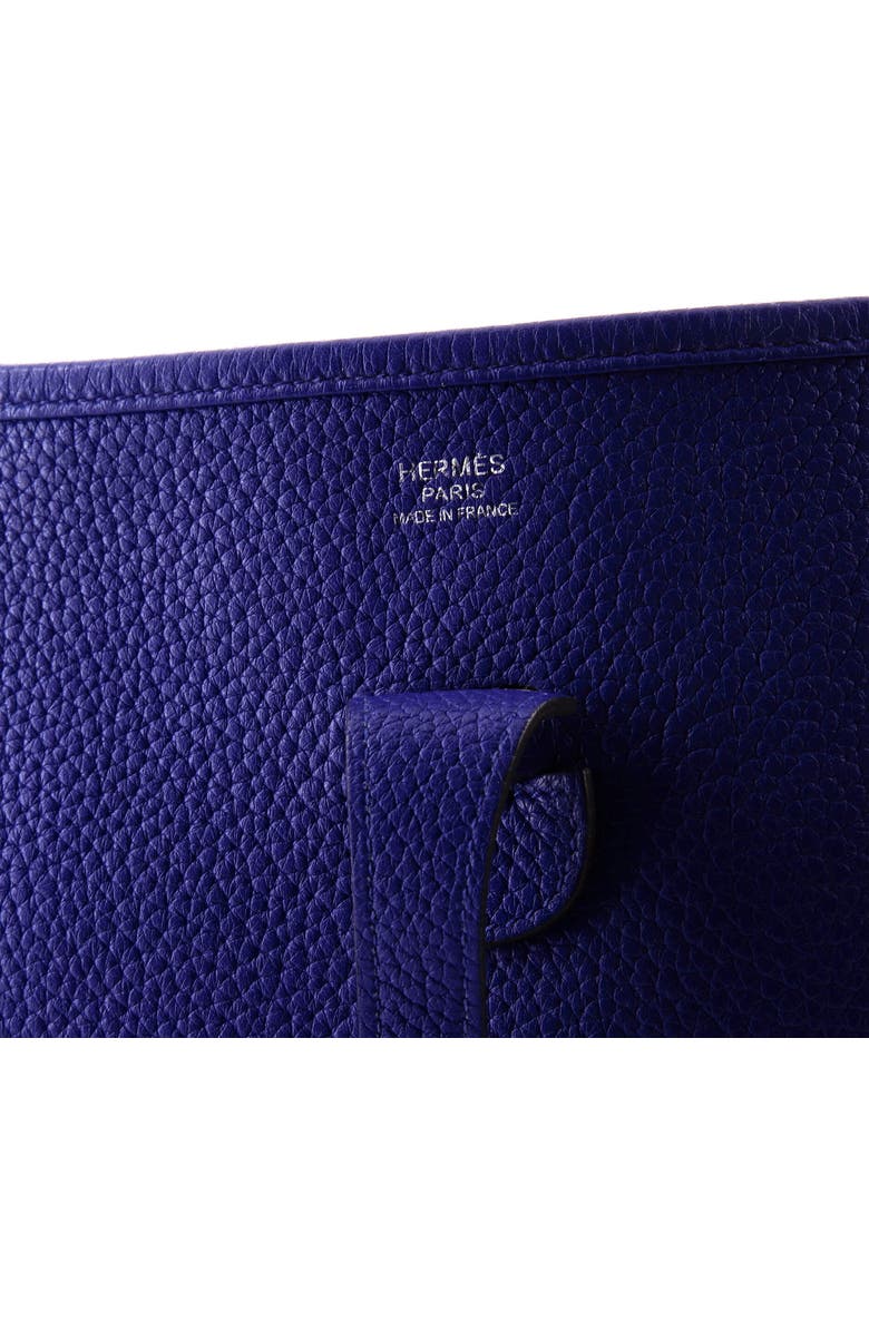 Pre-Owned Hermes Evelyne Bag Gen III Clemence PM, Alternate, color, Bleu Electrique