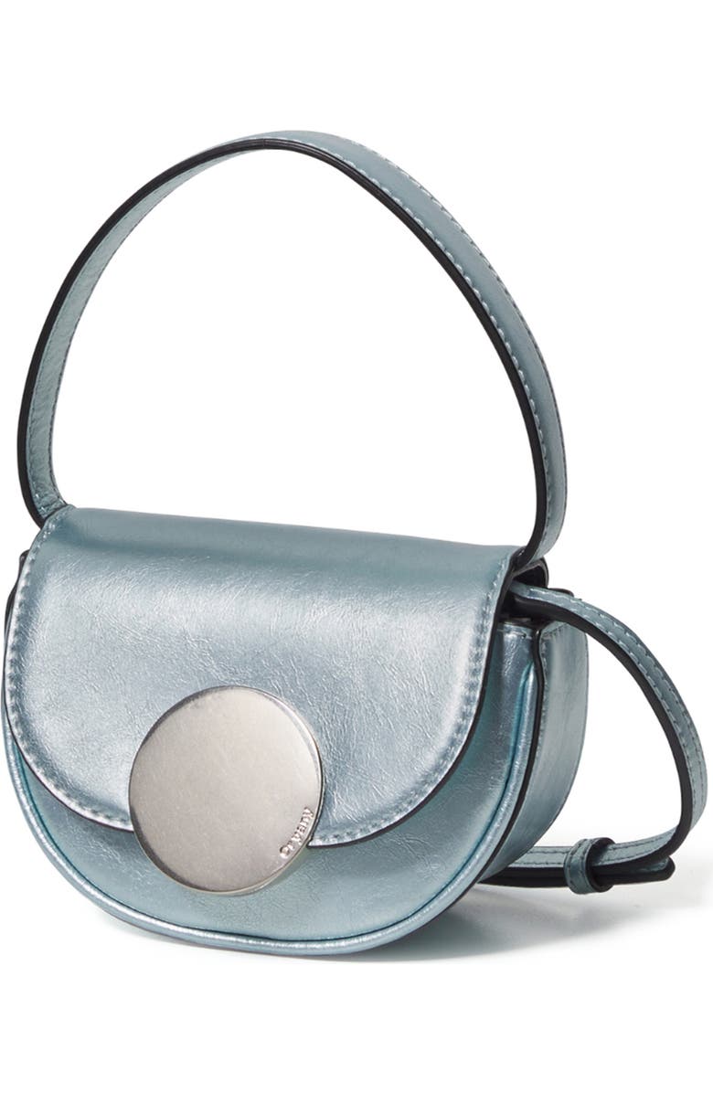 Oryany Petite Lottie Leather Top Handle Bag, Alternate, color, Blue Silver