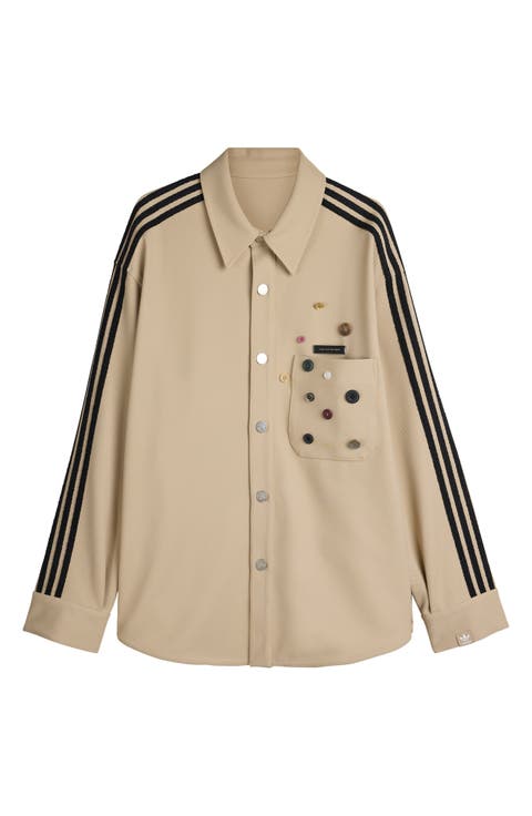 Gender Inclusive ADI006 3-Stripes Twill Shirt