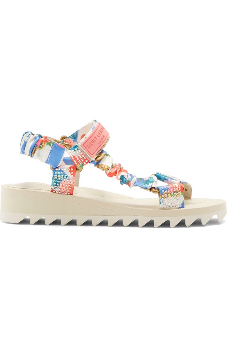 Kurt Geiger London Orion Double Strap Sandal, Alternate, color, White/ Oth