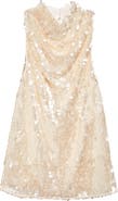 Altuzarra Sleary Sequin Cowl Neck Top