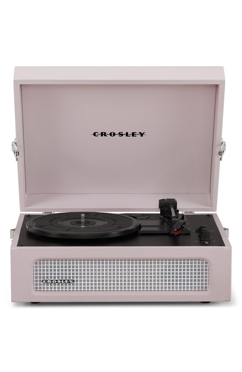 Crosley Radio Voyager Record Player, Main, color, Pink Tones