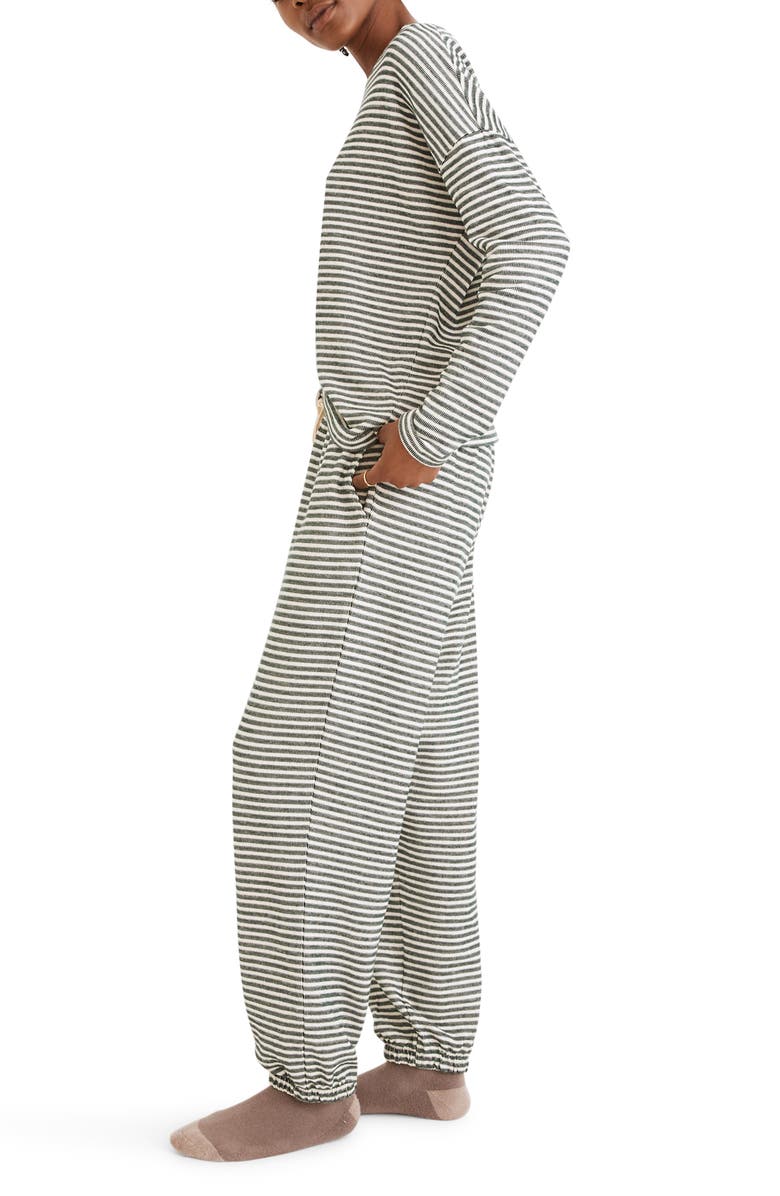 Madewell Stripe Saunter Pajamas, Alternate, color, 