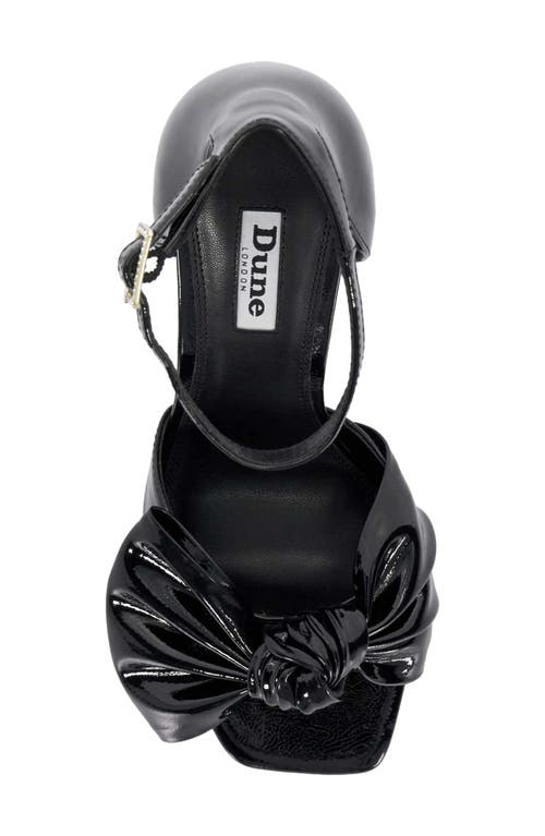 Dune London Mannequin Ankle Strap Sandal In Black