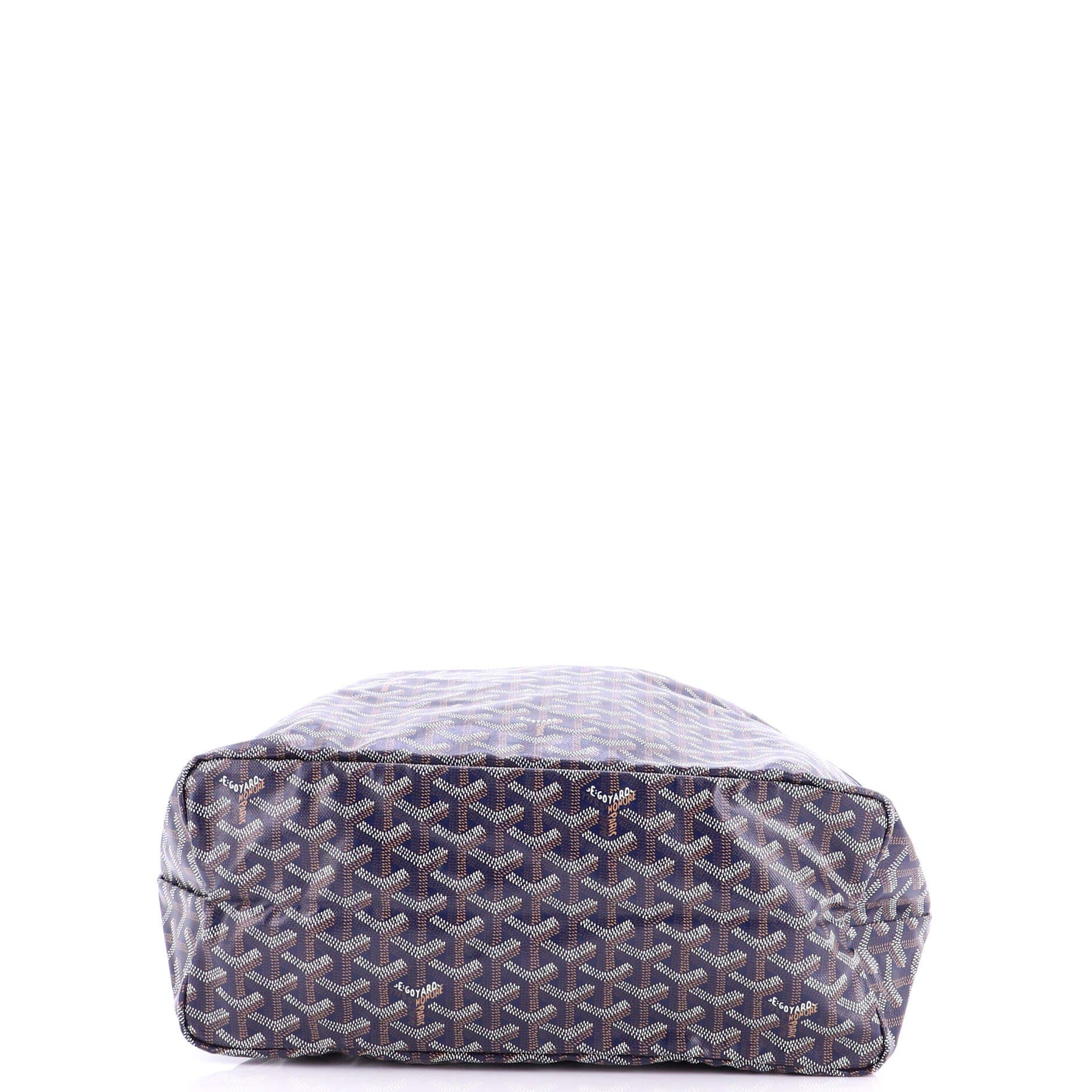 Pre-Owned Goyard Saint Louis Tote Coated Canvas PM, Alternate, color, Blue