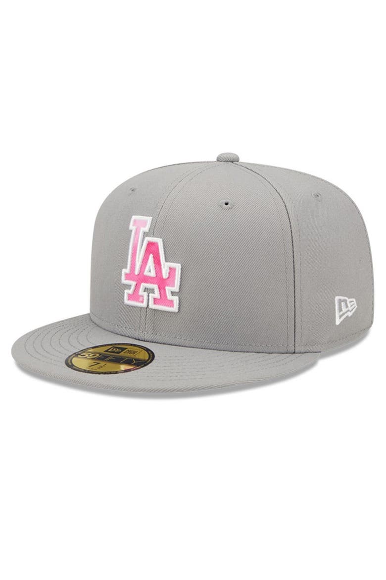 Men's New Era Gray Los Angeles Dodgers 2022 Mother's Day On-Field 59FIFTY Fitted Hat, Main, color, Gray