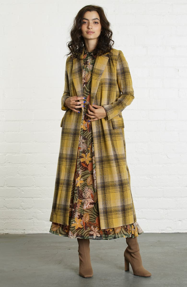 dRA Maggie Plaid Coat, Alternate, color,
