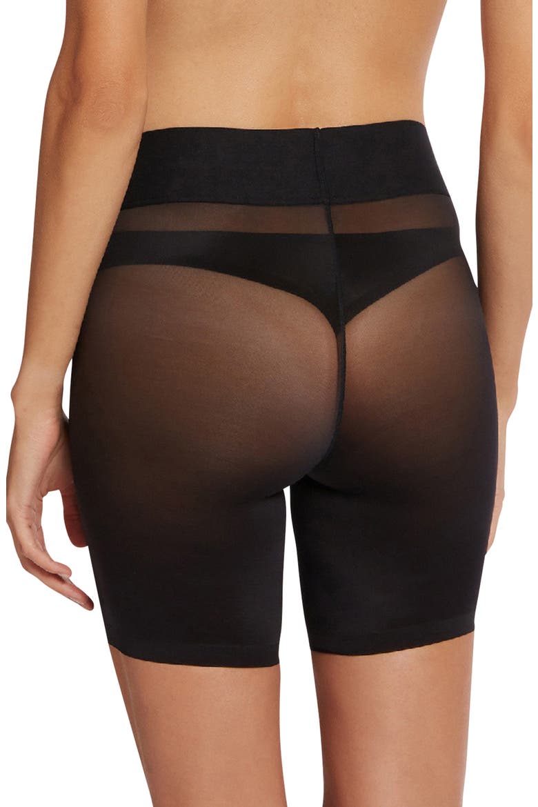 Sheer Touch Shaping Shorts, Alternate, color, BLACK