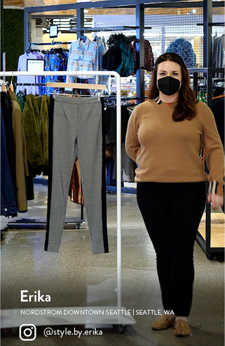 Leader Houndstooth Cotton Blend Track Pants, sales video thumbnail