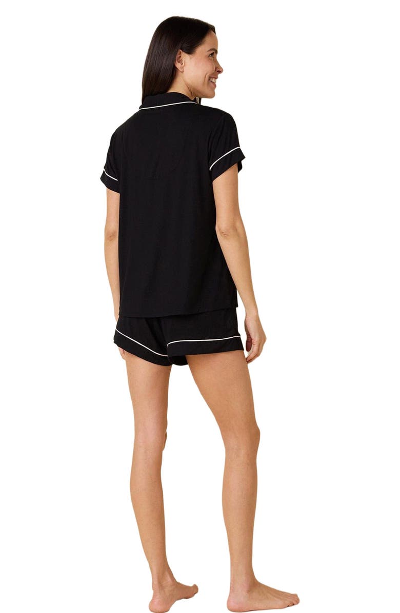 The Cat's Pajamas Pima Knit Short Set, Alternate, color, Midnight