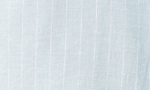 Marine Layer Better-than-linen Short Sleeve Hemp Blend Button-up Shirt In Blue