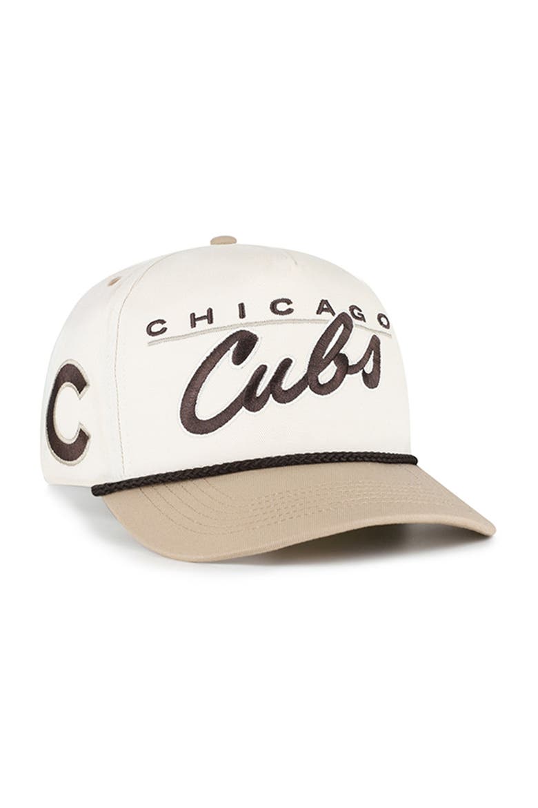 Men's '47  Natural/Tan Chicago Cubs Neutral Terrain Hitch Rope Adjustable Hat, Main, color, Natural