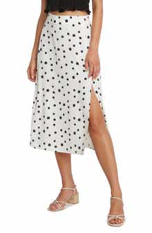 Dede Polka Dot Midi Skirt