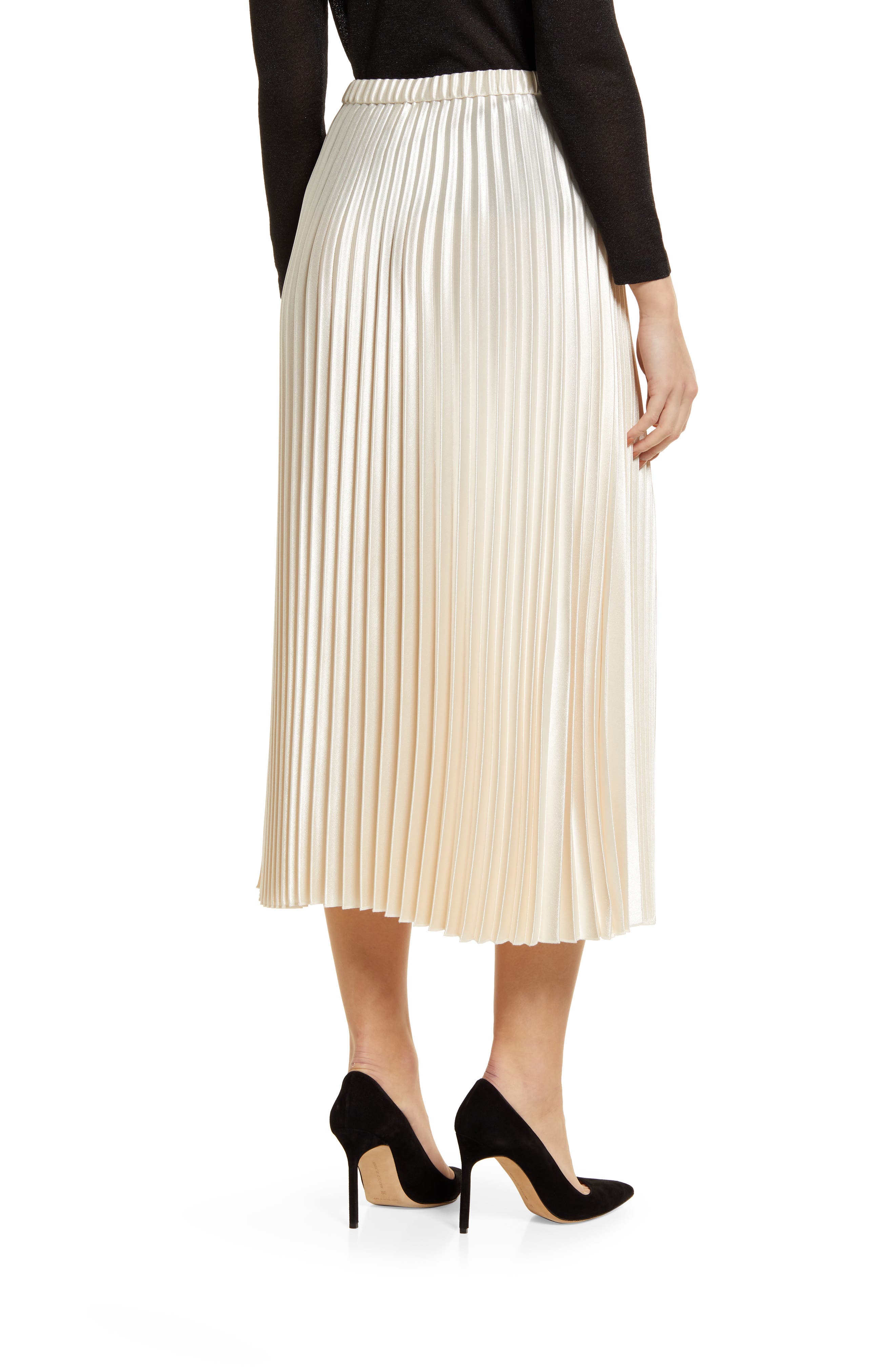 Pleated Midi Skirt - image 2