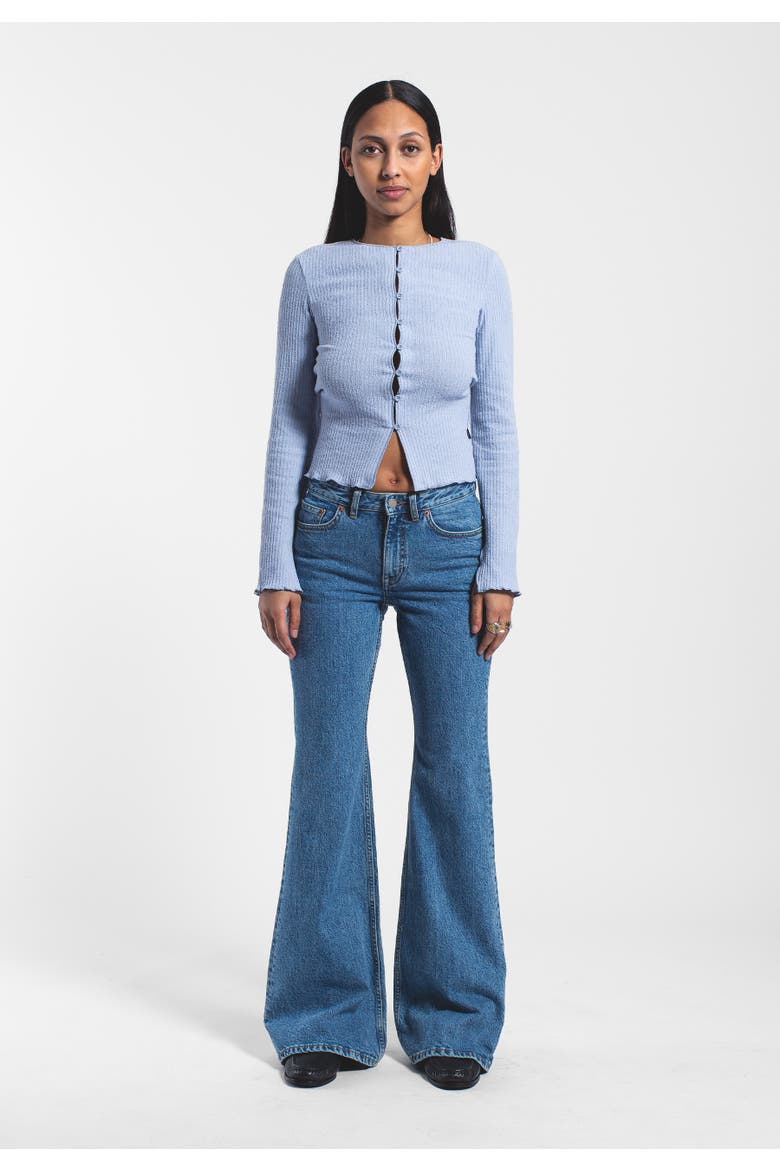 Elba Mid Bootcut Jeans, Alternate, color, Bay Sky Retro