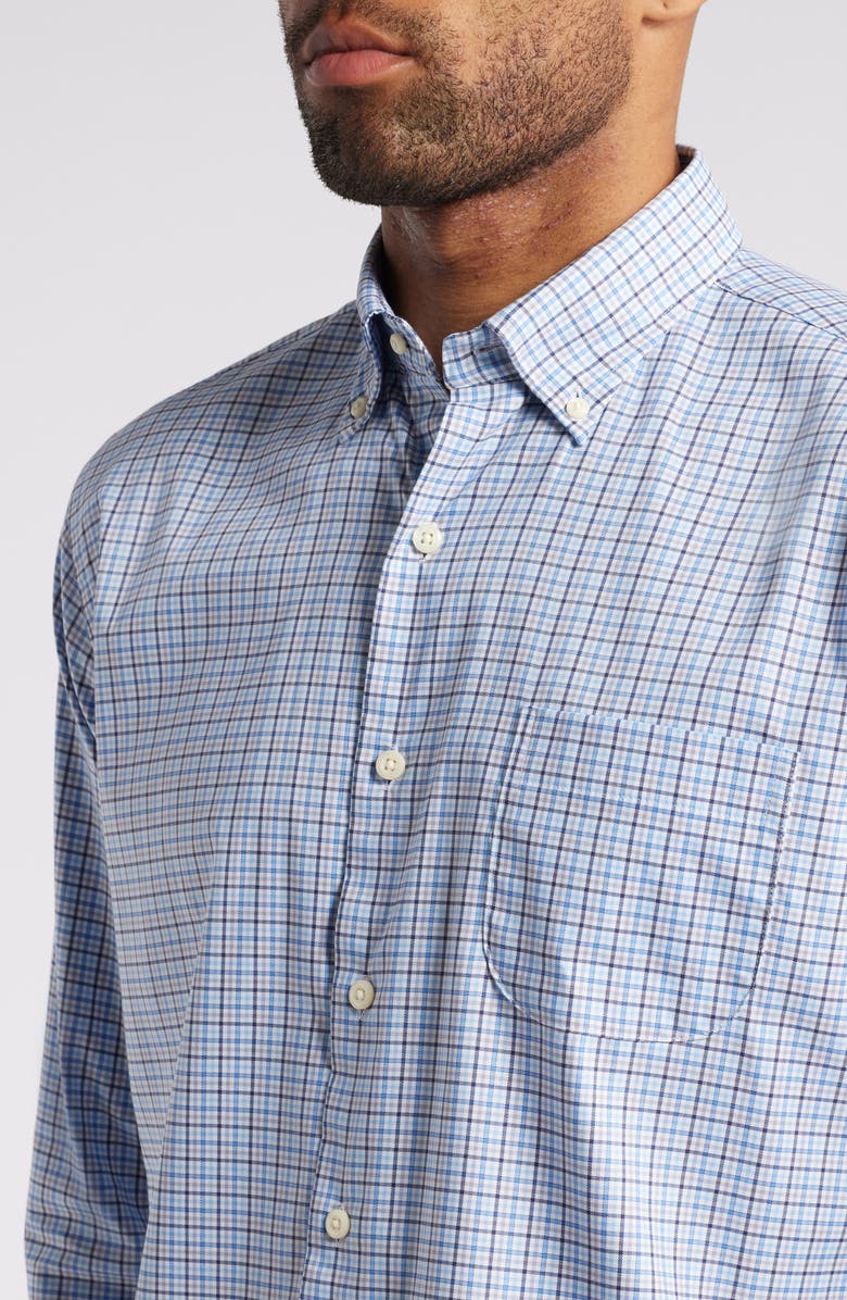 Peter Millar Albert Crown Lite Check Performance Button-Down Shirt, Alternate, color,
