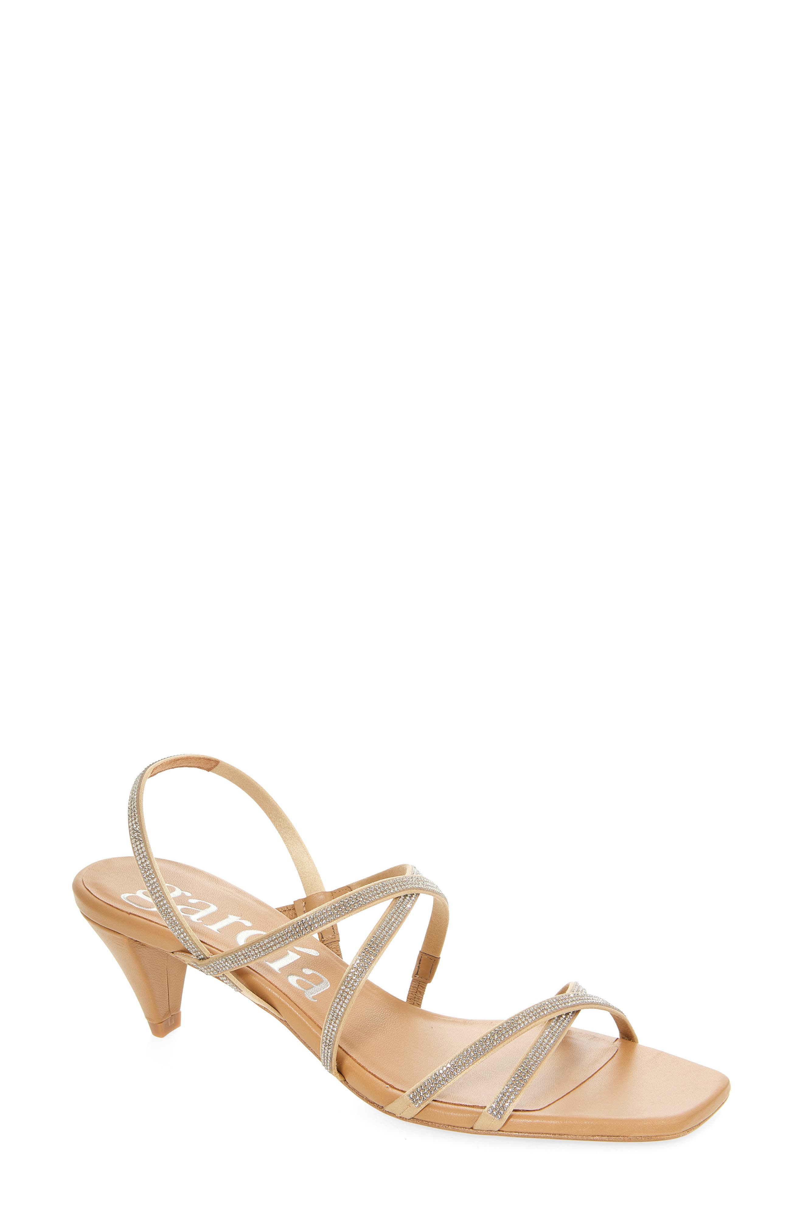 Pedro Garcia Aday Slingback Sandal, Main, color, Brulee Satin