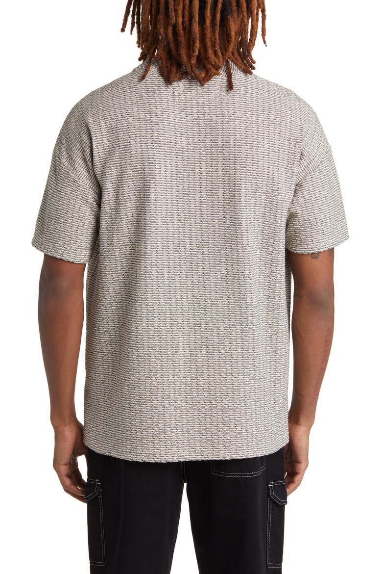 Jacquard T-Shirt, Alternate, color, STONE