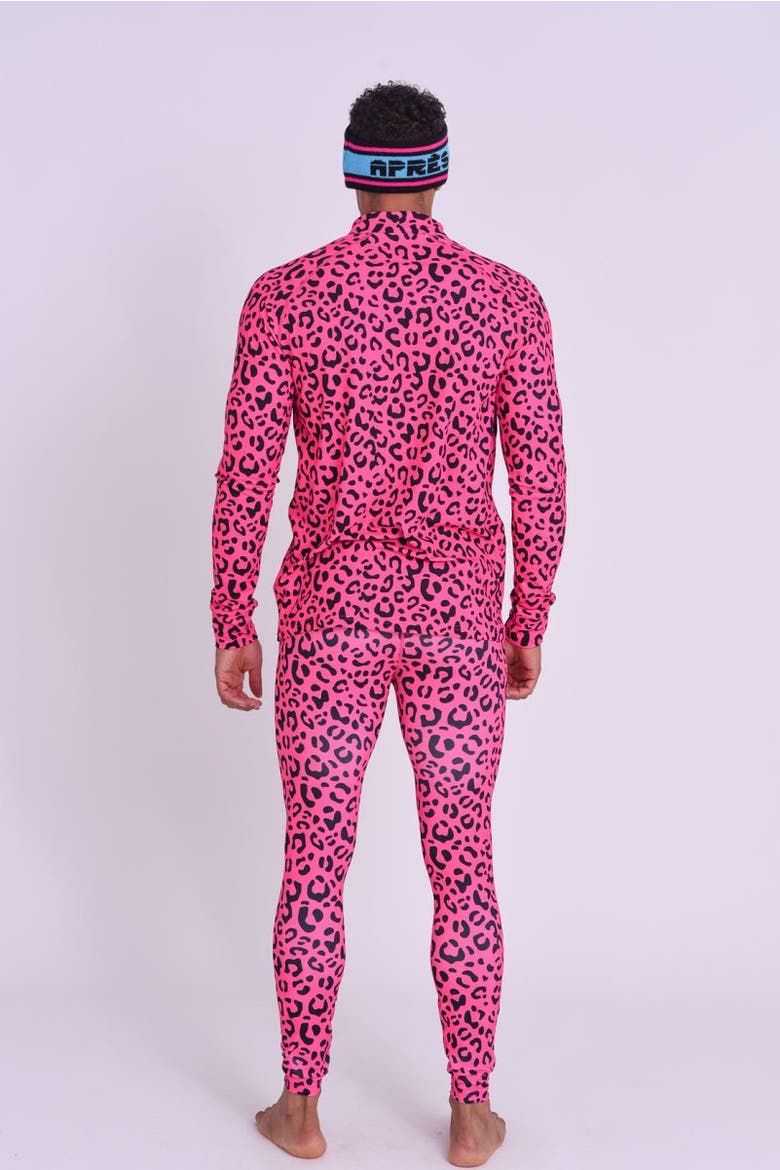Baselayer Pant - Hotel California Pink Leopard Men's, Alternate, color, multi-colour