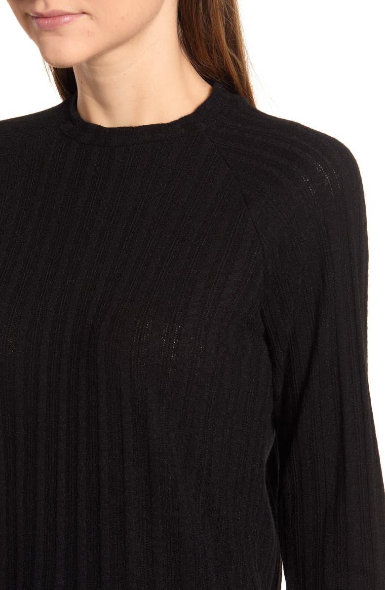 Loveappella Ribbed Long Sleeve Top, Alternate, color, 