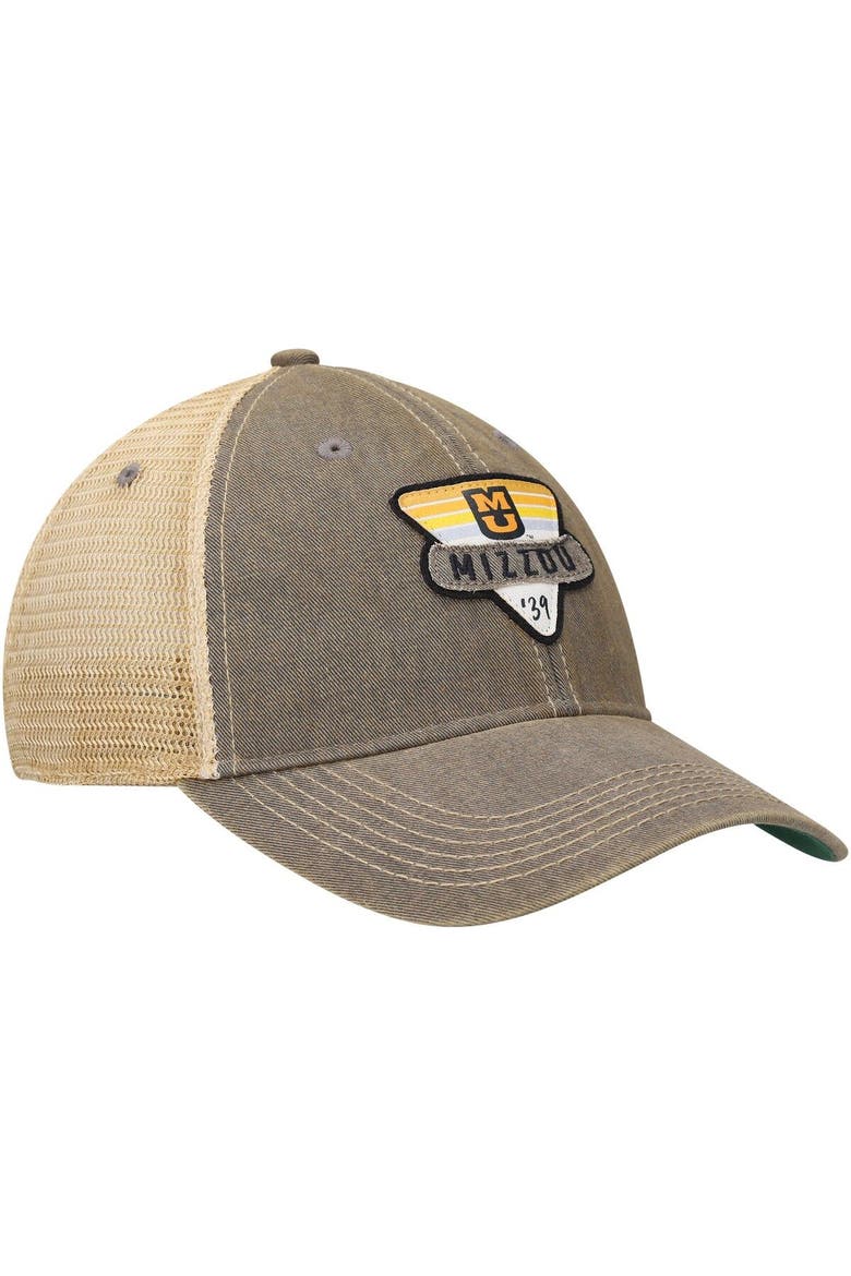 Men's Gray Missouri Tigers Legacy Point Old Favorite Trucker Snapback Hat, Alternate, color, Gray