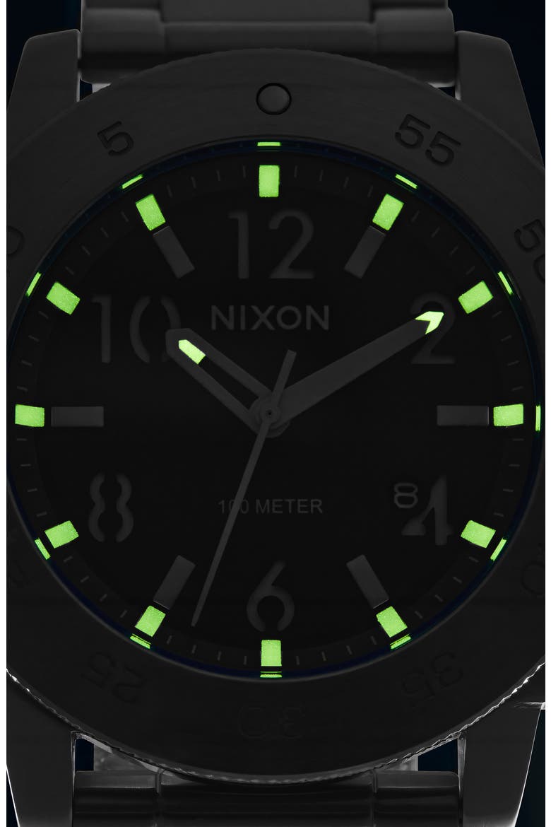 Smyth 44 Bracelet Watch, 44mm, Alternate, color, SILVER / BLACK