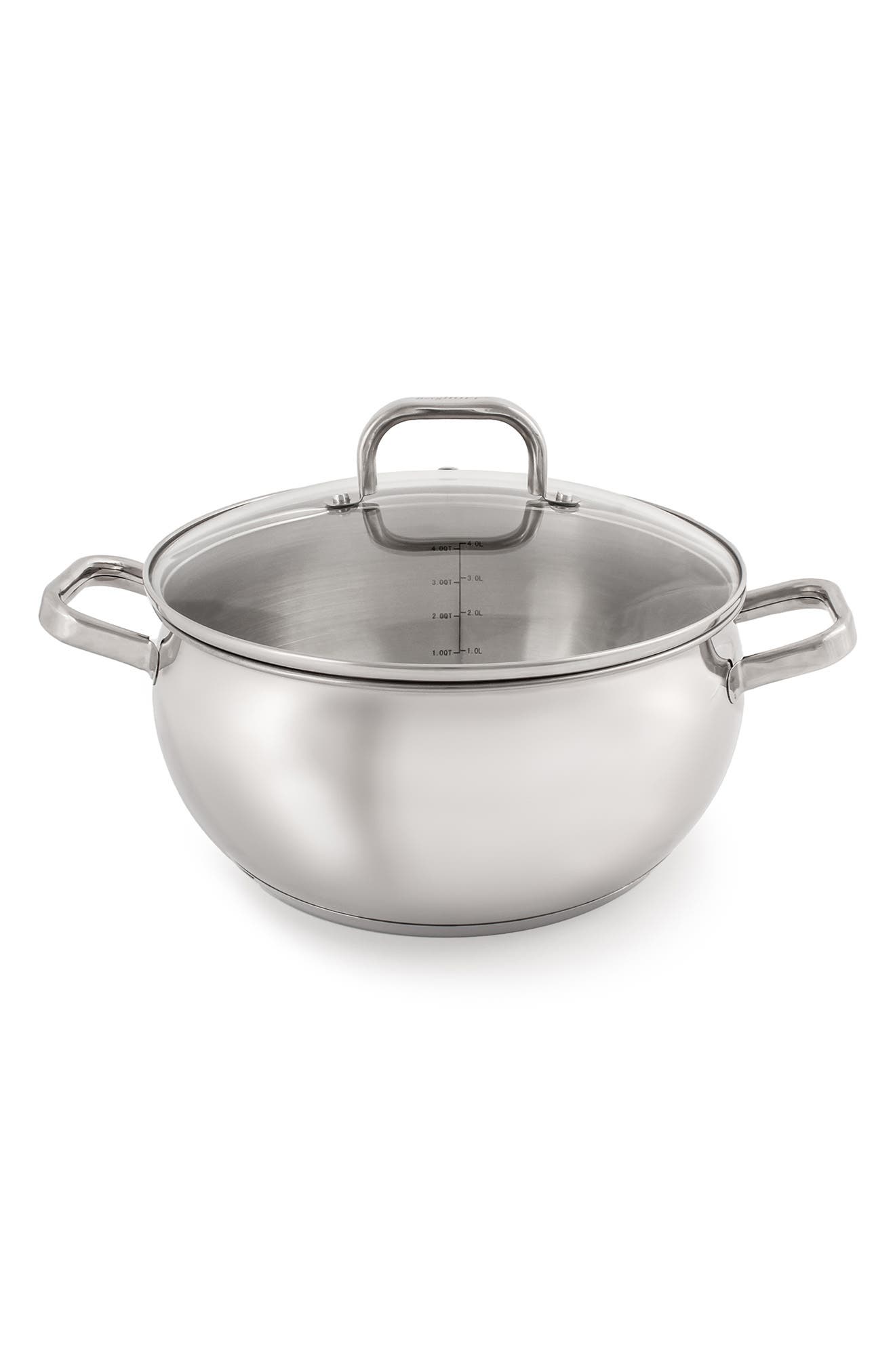 BergHOFF Stainless Steel 5.5 Qt. Stock Pot
