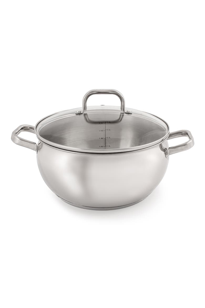 Stainless Steel 5.5 Qt. Stock Pot, Main, color, SILVER