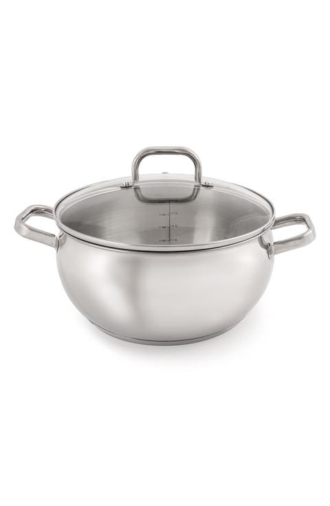 Stainless Steel 5.5 Qt. Stock Pot