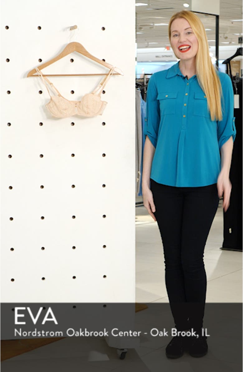 Pyramide Unlined Underwire Demi Bra, sales video thumbnail