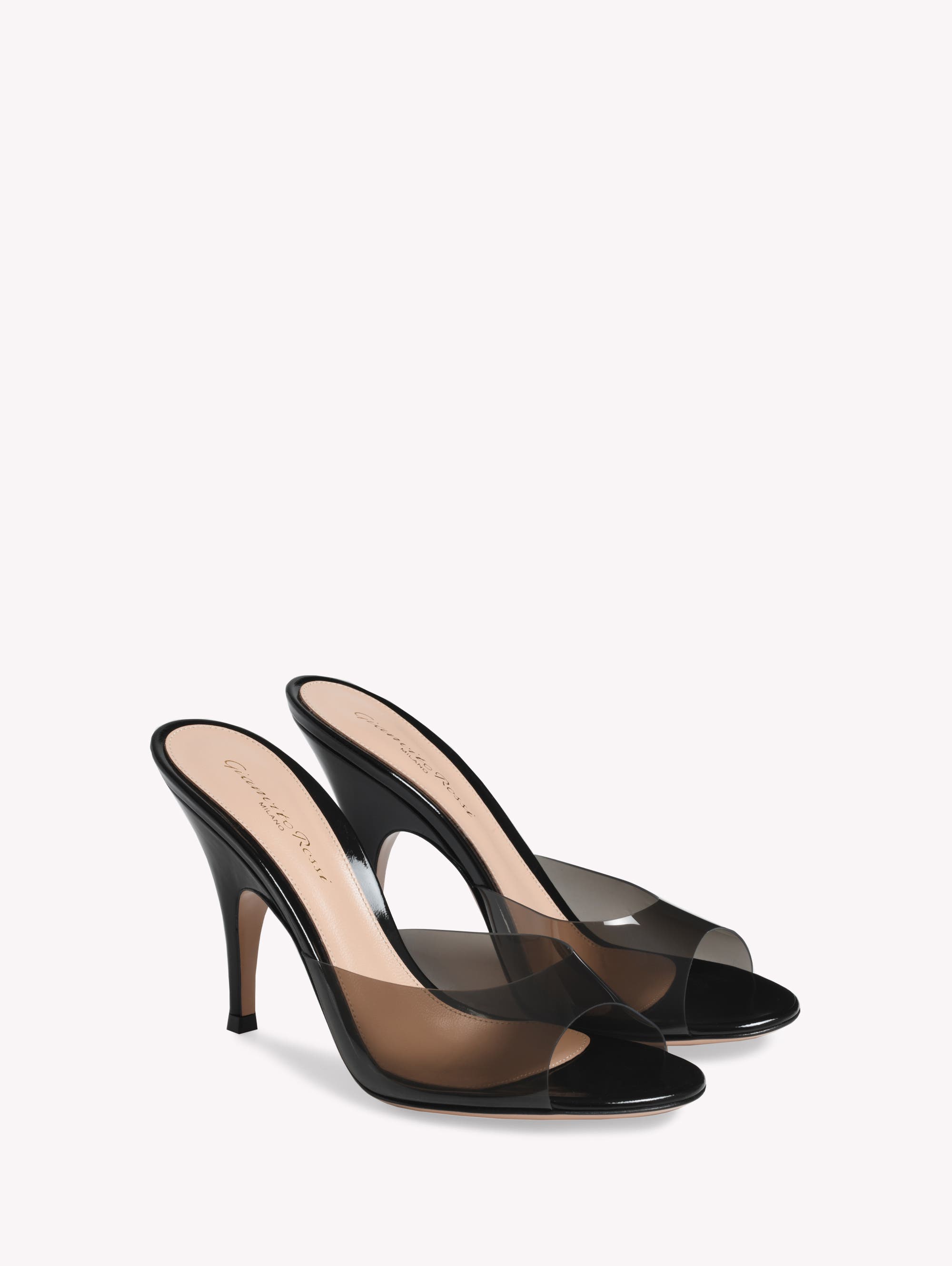 Gianvito Rossi Sofia Mule 95 Mules, Alternate, color, Grey Tpu