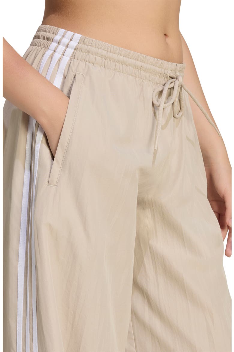 Firebird Wide Leg Track Pants, Alternate, color, KHAKI THREE/ WHITE