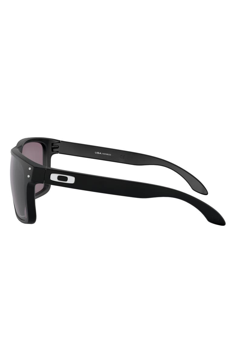 Oakley Holbrook XL 59mm Polarized Sunglasses, Alternate, color, Matte Black/ Prizm Grey
