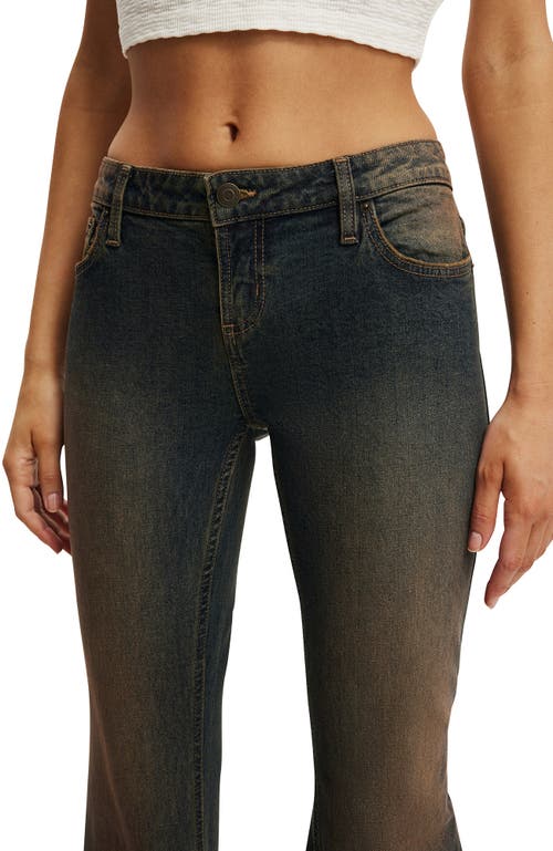 Cotton On Low Rise Bootcut Jean In Brown